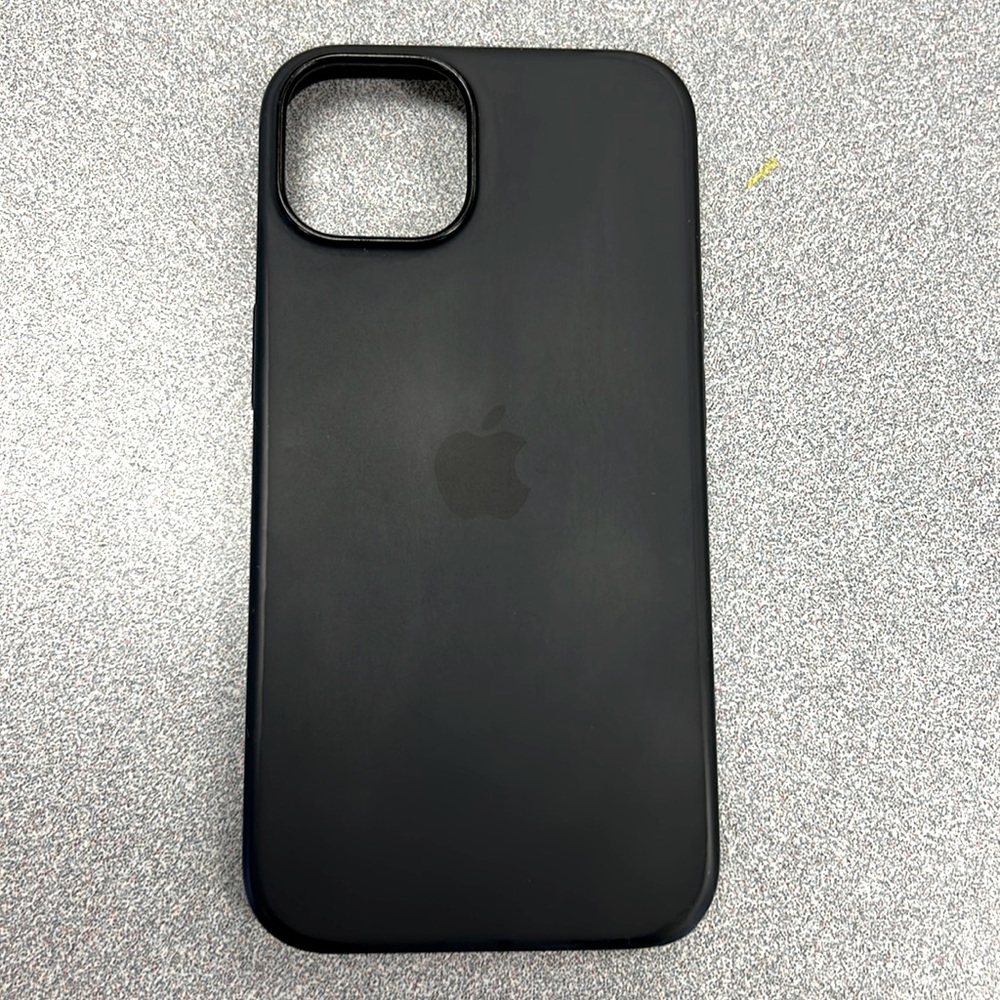 iPhone 15 silicone case with MagSafe